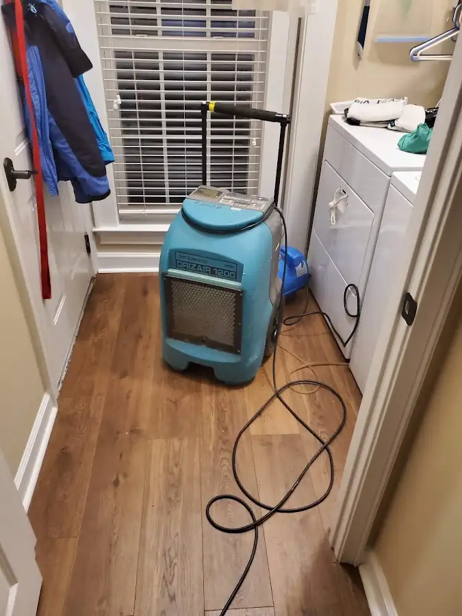 Commercial dehumidifier deployed for Crawl Space Restoration in Timberlake